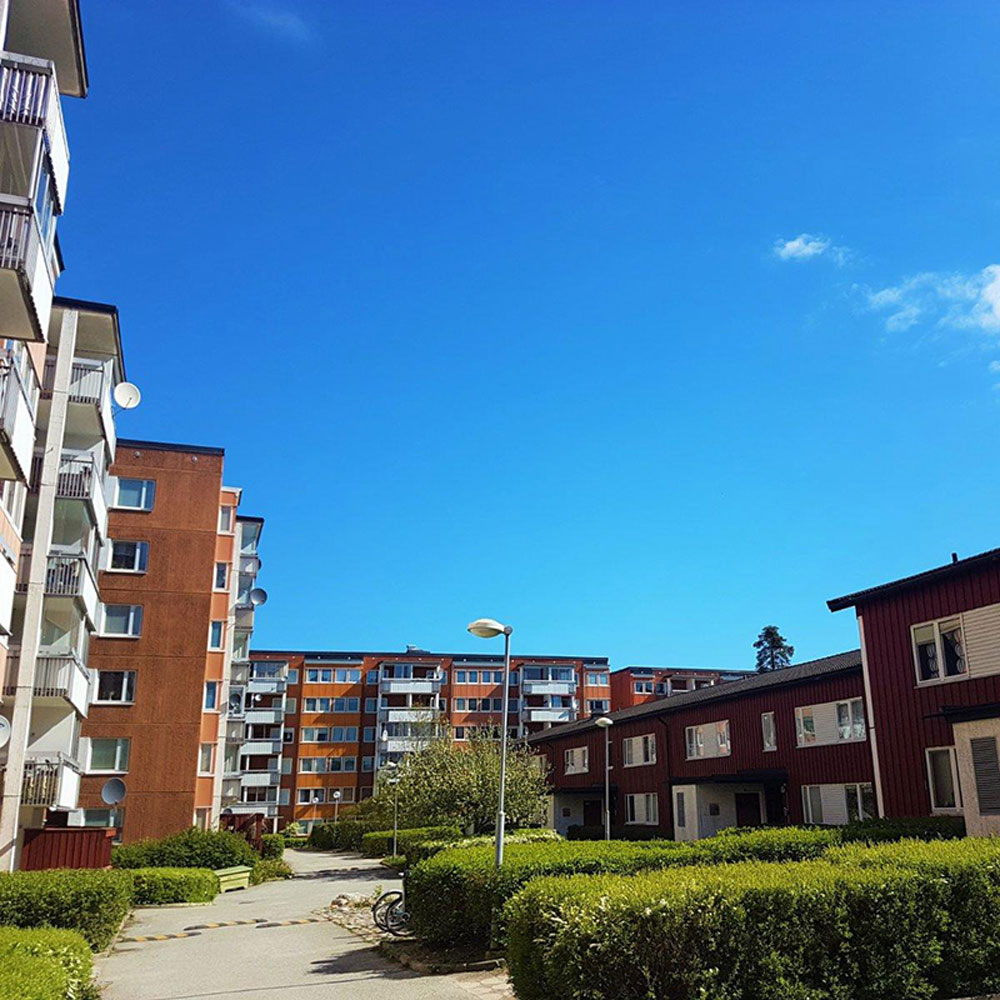 Lägenhetshus på BRF Porkala