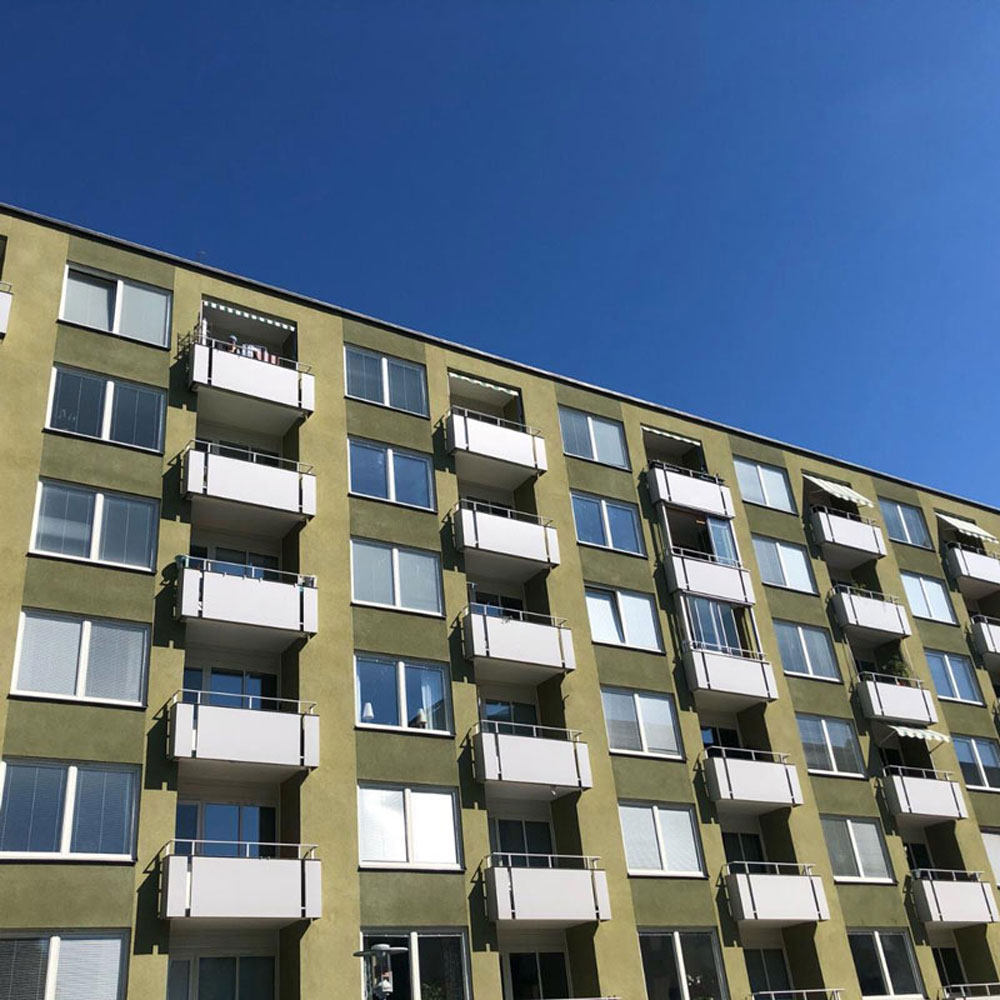 Lägenhetshus på Kv Bergsgruvan