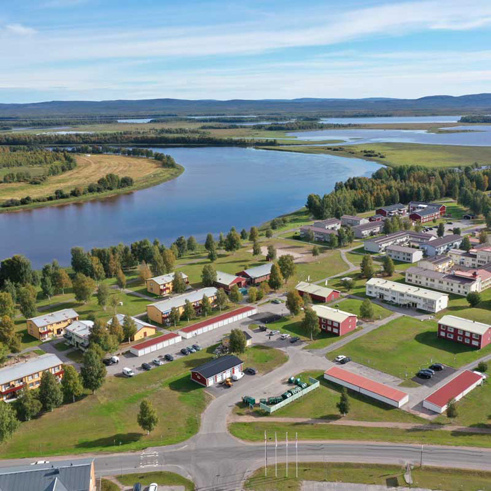 flygfoto över Överkalix