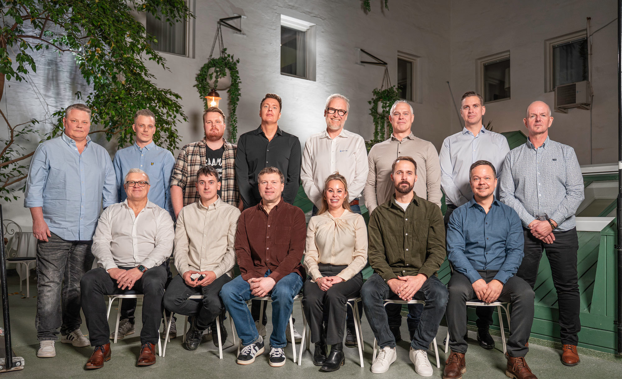 Gruppbild av alla kollegor